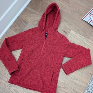 The North Face Hoodie Jacket Fleece Sweatshirt Quarter Half Zip Women's size S
